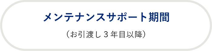 メンテナンスサポート期間