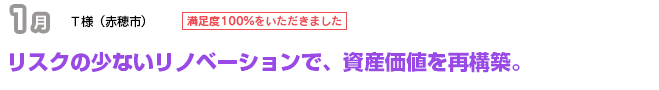 タイミングを逃さず、効率的なリノベーションを実施。